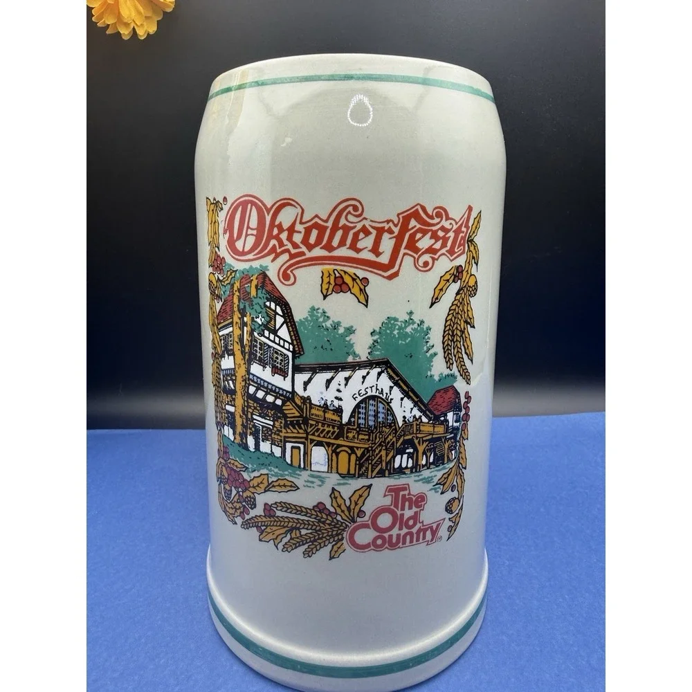 Vintage The Old Country Oktoberfest - 1Liter‎ Stoneware Beer Stein West Germany